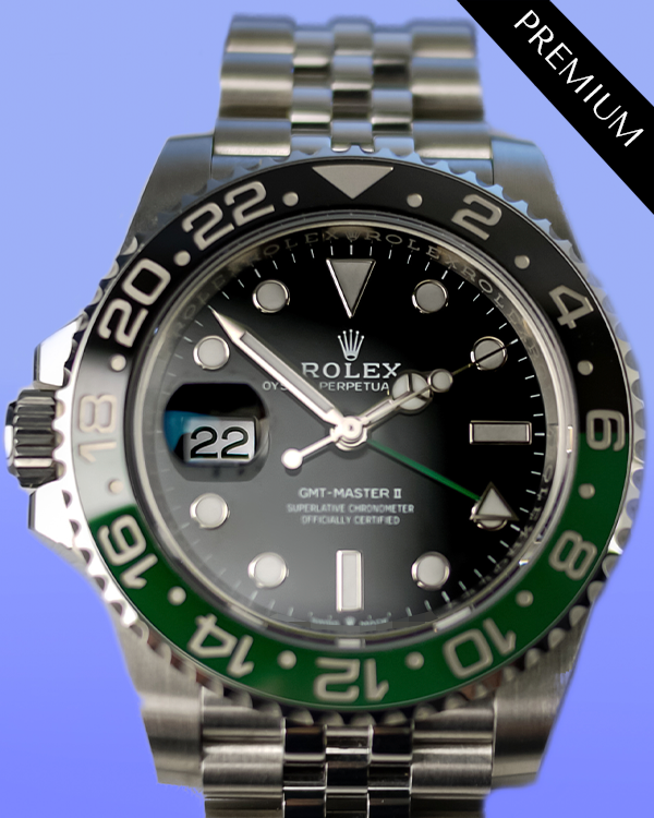 2023 Rolex GMT-Master II "Sprite" 40MM Black Dial Jubilee Bracelete (126720VTNR)