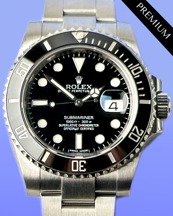 2012 Rolex Submariner Date 40MM Black Dial Oyster Bracelet (116610LN)