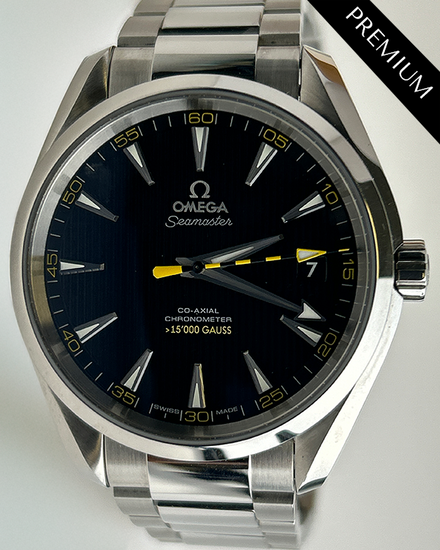 2023 Omega Seamaster Aqua Terra "Bumblebee" 41.5MM Black Dial Steel Bracelet (231.10.42.21.01.002)