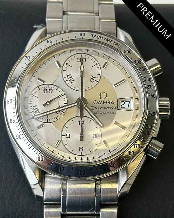 Omega Speedmaster Date 39MM White Dial Steel Bracelet (3513.30.00)