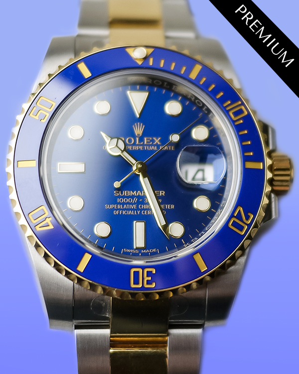 2020 Rolex Submariner Date "Bluesy" 40MM Blue Dial Two-Tone Oyster Bracelet (116613LB)