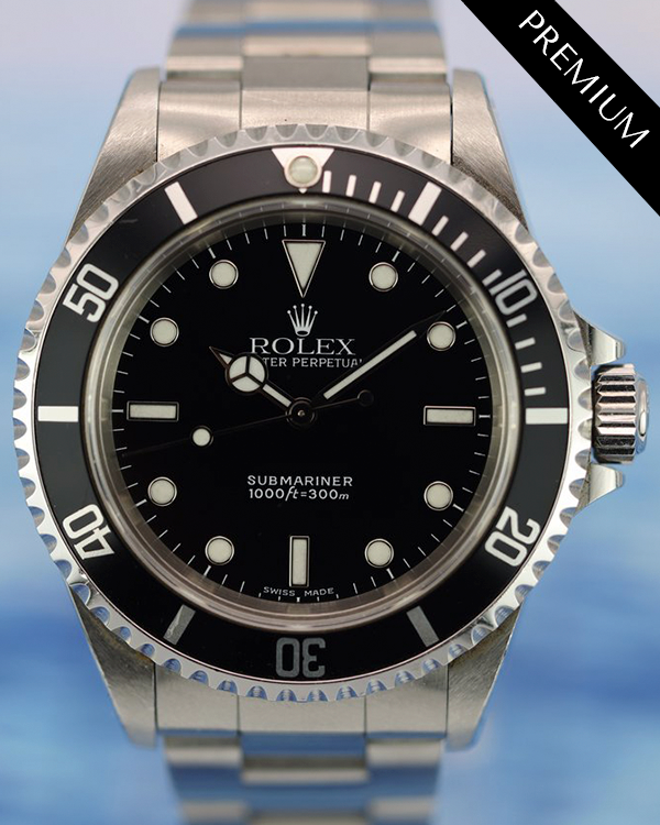 2000 (P Serial) Rolex Submariner No Date 40MM Black Dial Oyster Bracelet (14060)