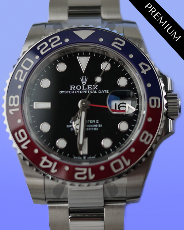 2024 Rolex GMT-Master II "Pepsi" 40MM Black Dial Oyster Bracelet (126710BLRO)