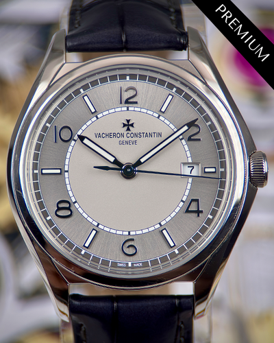 2024 Vacheron Constantin Fiftysix 40MM Silver Dial Leather Strap (4600E/000A-B442)