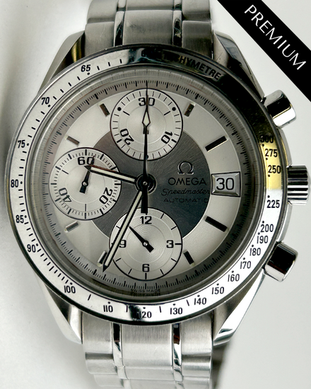 Omega Speedmaster Date 39MM Silver Dial Steel Bracelet (3513.30.00)