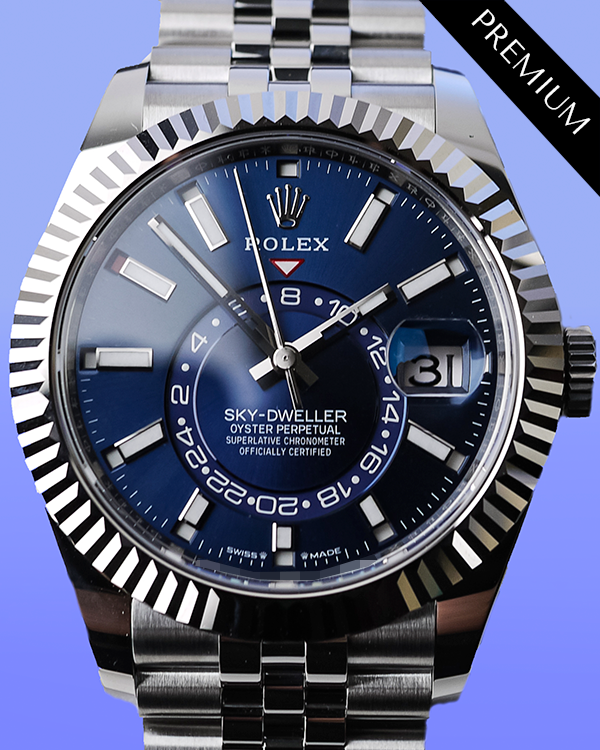 2024 Rolex Sky-Dweller 42MM Blue Dial Jubilee Steel Bracelet (336934)