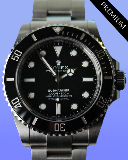 2024 Rolex Submariner No Date 41MM Black Dial Oyster Bracelet (124060)