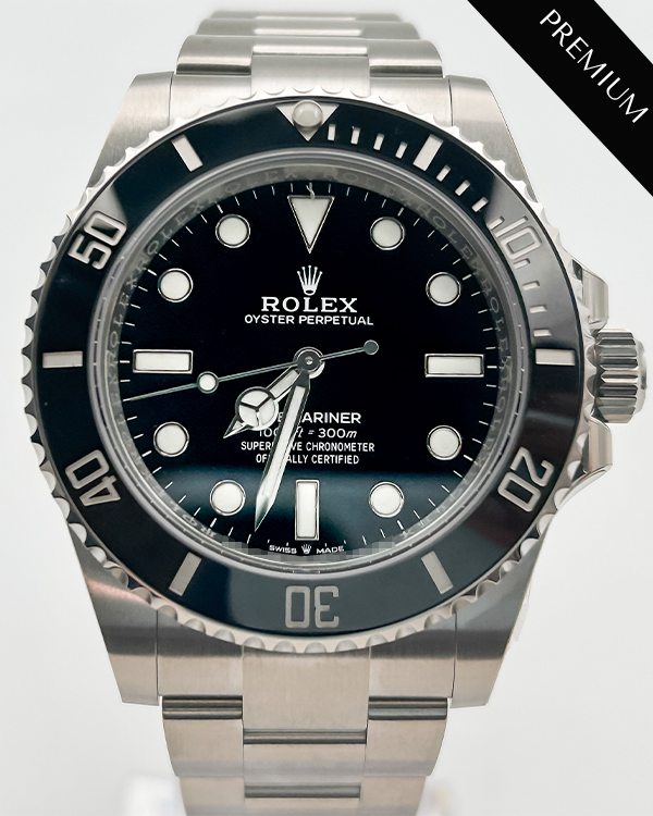 2023 Rolex Submariner No Date Oystersteel Black Dial (124060)