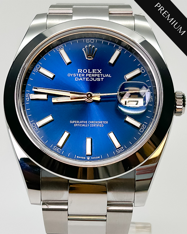 2023 Rolex Datejust 41 Oystersteel Blue Dial (126300)