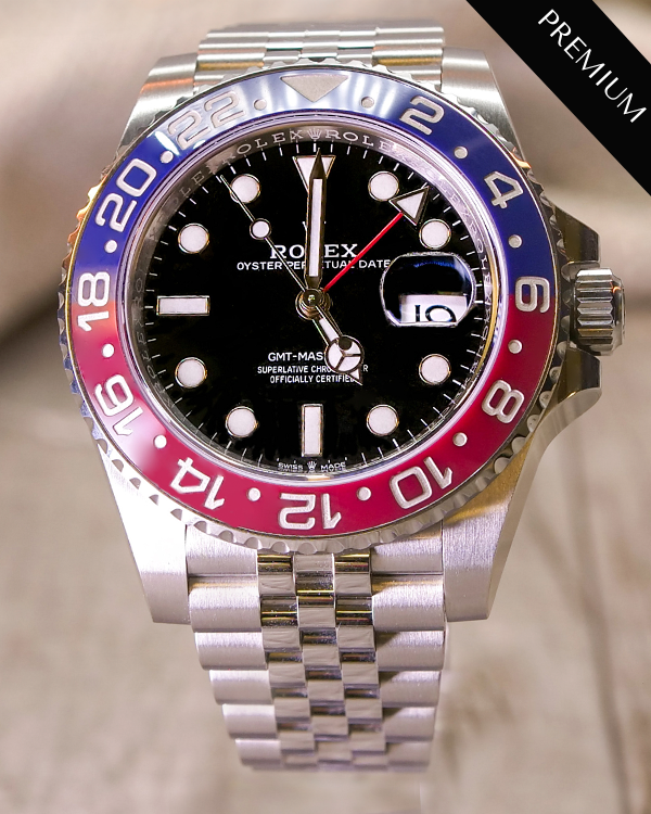 2020 Rolex GMT-Master II "Pepsi" 40MM Black Dial Oystersteel Jubilee Bracelet (126710BLRO)