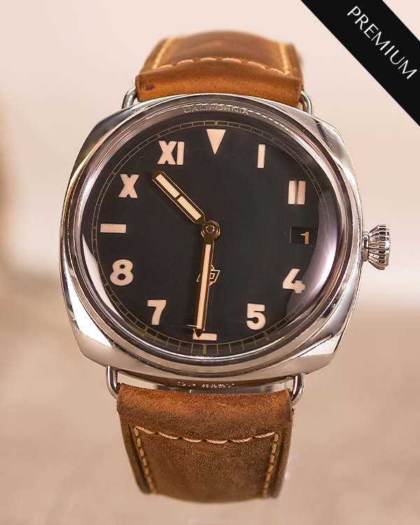 Panerai Radiomir 3 Days 47MM Black Dial Leather Strap (PAM00424)