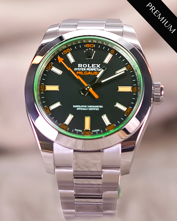 2022 Rolex Milgauss 40MM Black Dial Oyster Bracelet (116400GV)