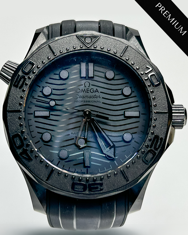 2023 Omega Seamaster "Black Black" Diver 300M Co-Axial Master Chronometer 43.5MM Ceramic Black Dial (210.92.44.20.01.003)