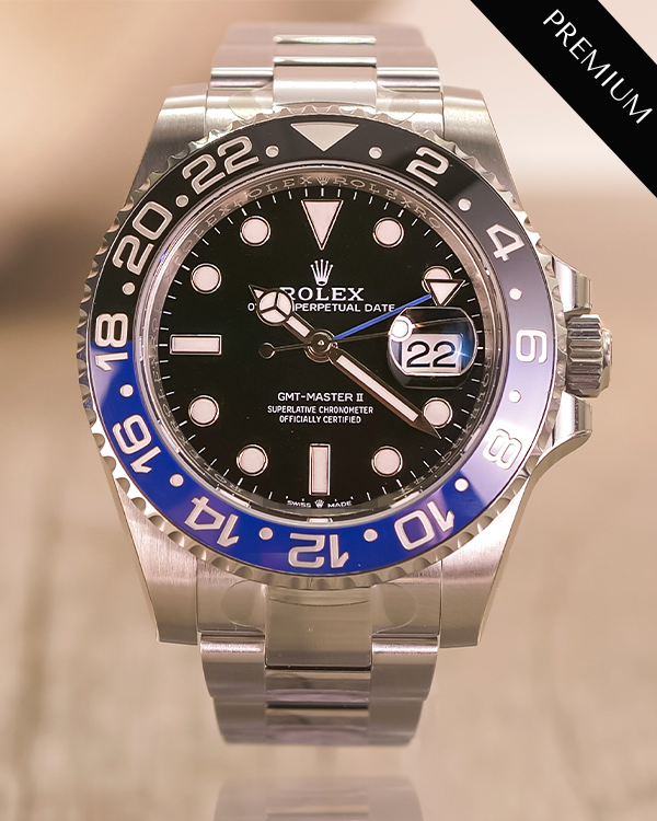 2023 Rolex GMT-Master II "Batman" 40MM Black Dial Oystersteel Bracelet (126710BLNR)