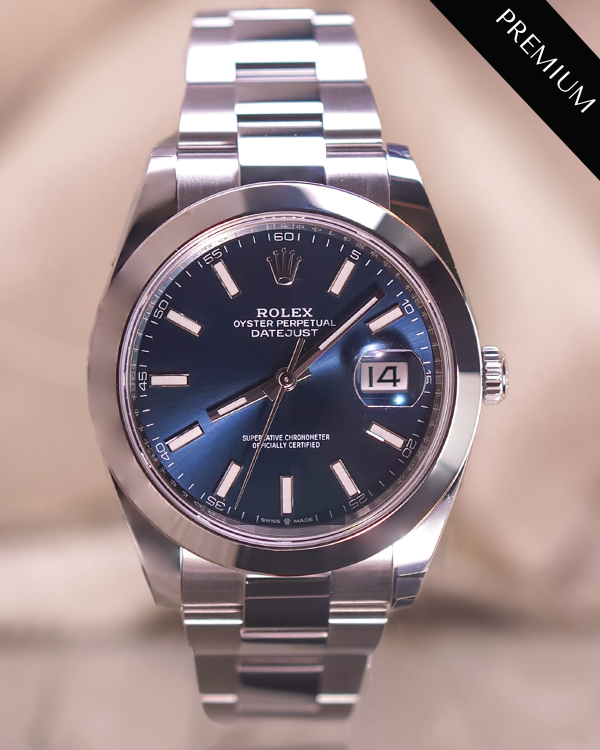 2023 Rolex Datejust 41MM Blue Dial Oyster Bracelet (126300)