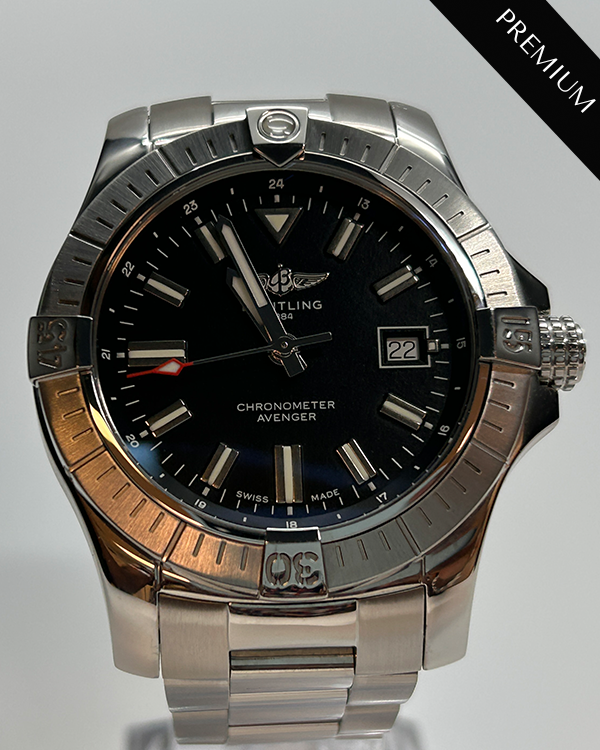 Breitling Avenger Automatic 43MM Steel Black Dial (A17318)