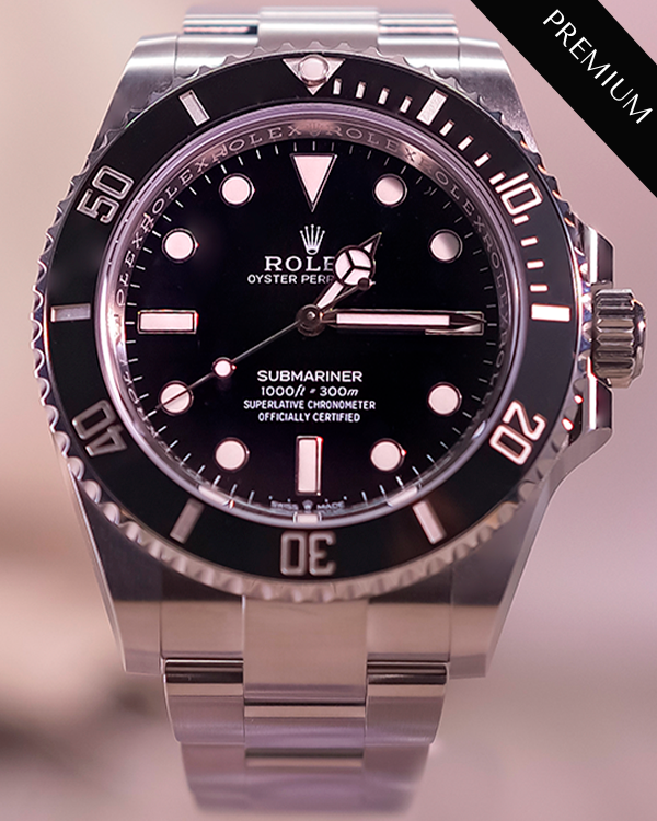 2023 Rolex Submariner No Date 41MM Black Dial Oyster Bracelet (124060)