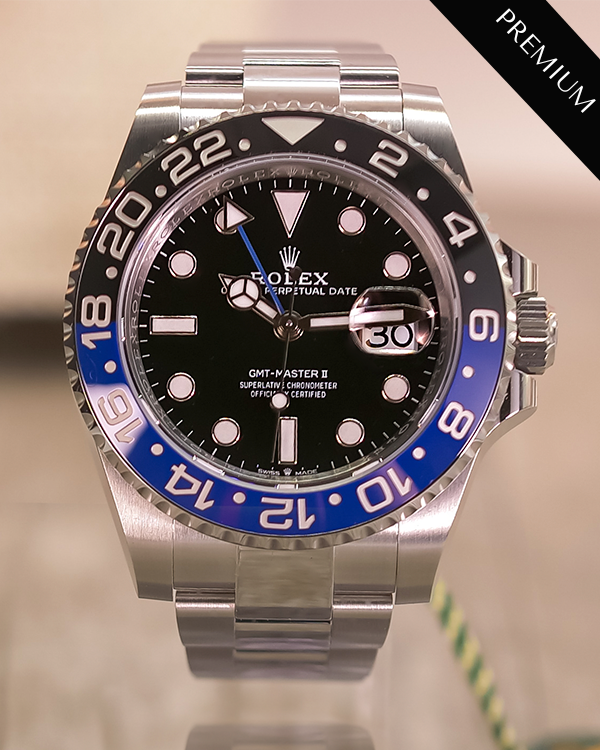 2023 Rolex GMT-Master II "Batman" 40MM Black Dial Oyster Bracelet (126710BLNR)