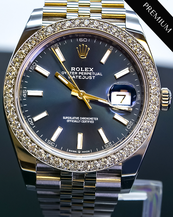 2021 Rolex Datejust 41 Jubille Oystersteel Blue Dial (126300)