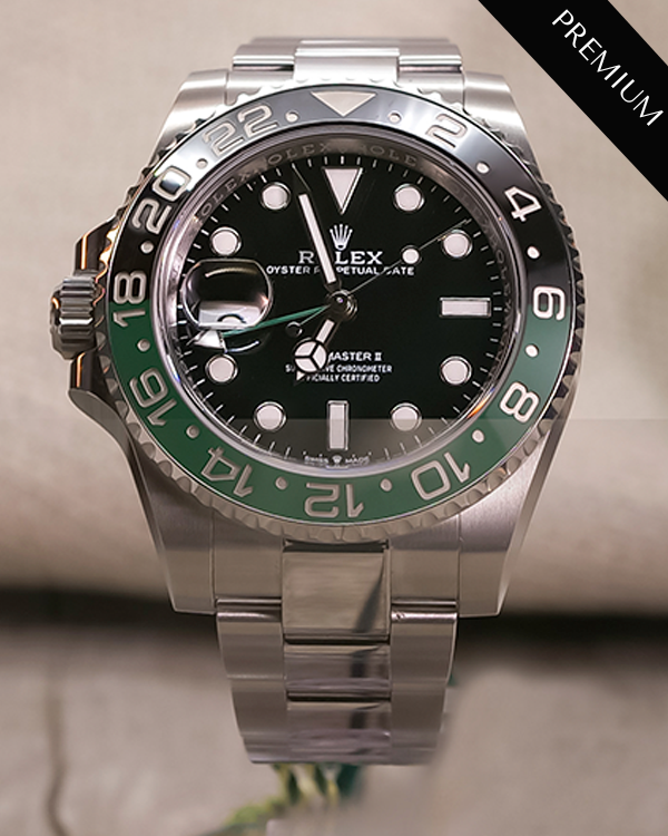 2023 Rolex GMT-Master II "Sprite" 40MM Black Dial Oystersteel Bracelet (126720VTNR)