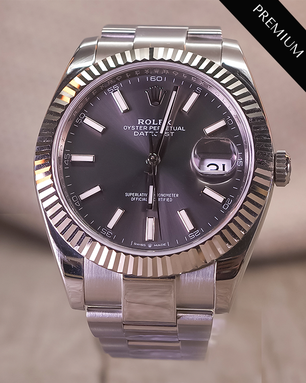 2020 Rolex Datejust 41MM Rhodium Dial Oyster Bracelet (126334)