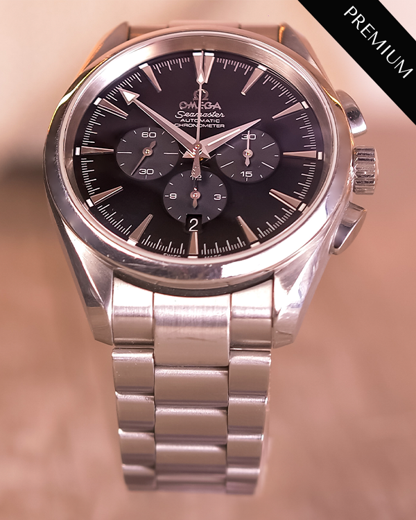 Omega Aqua Terra Chronograph 42.2MM Black Dial Steel Bracelet (2812.50.37)