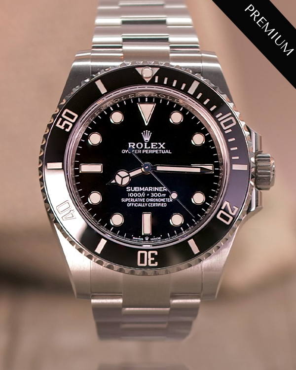 2023 Rolex Submariner No Date 41MM Black Dial Oyster Bracelet (124060)