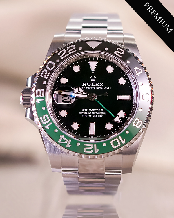 2023 Rolex GMT-Master II "Sprite" 40MM Black Dial Oystersteel Bracelet (126720VTNR)