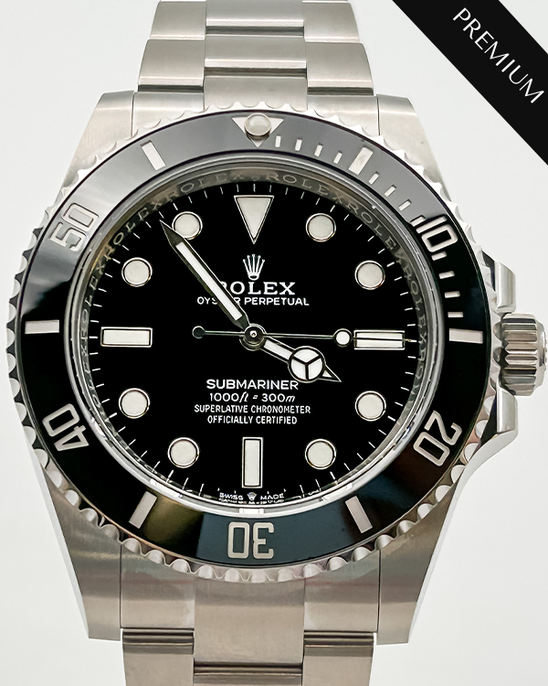 2023 Rolex Submariner No Date Oystersteel Black Dial (124060)