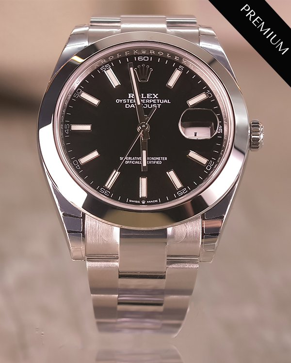 2023 Rolex Datejust 41MM Black Dial Oyster Bracelet (126300)