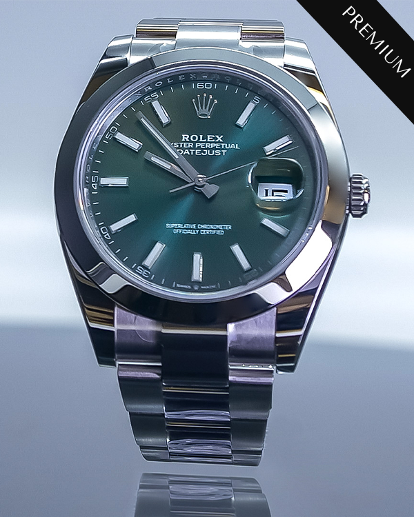 2023 Rolex Datejust 41MM Oystersteel Mint Green Dial (126300)