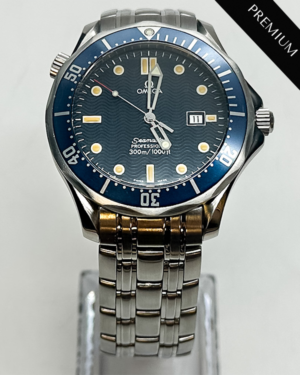 1998 Omega Seamaster 300M Quartz 41MM Steel Blue Dial (2541.80.00)