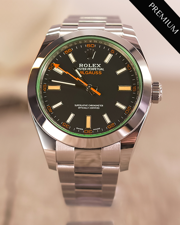 2023 Rolex Milgauss 40MM Black Dial Oystersteel Bracelet (116400GV)