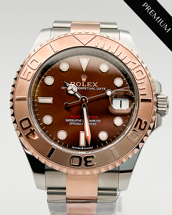 2023 Rolex Yacht-Master 37 Rose Gold/Oystersteel Chocolate Dial (268621)