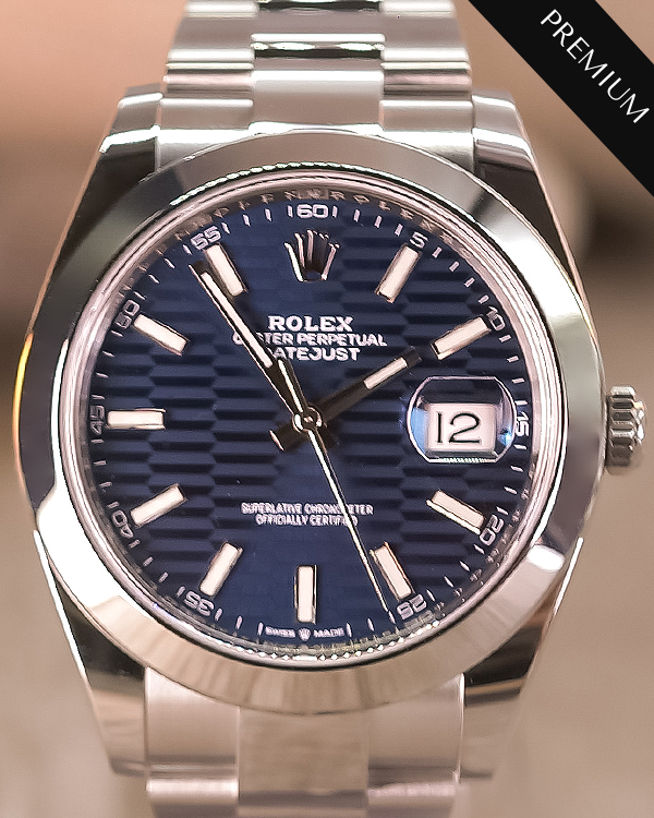 2023 Rolex Datejust 41MM Blue Dial Oystersteel Bracelet (126300)