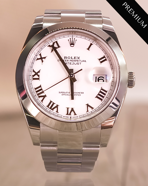 2022 Rolex Datejust 41MM White Dial Oystersteel Bracelet (126300)