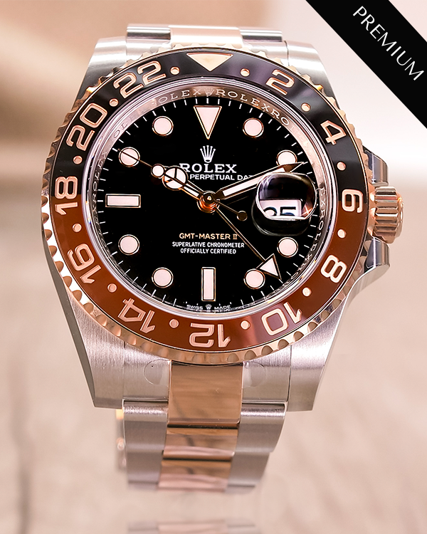 2022 Rolex GMT-Master II "Rootbeer" 40MM Black Dial Two-Tone Bracelet (126711CHNR)