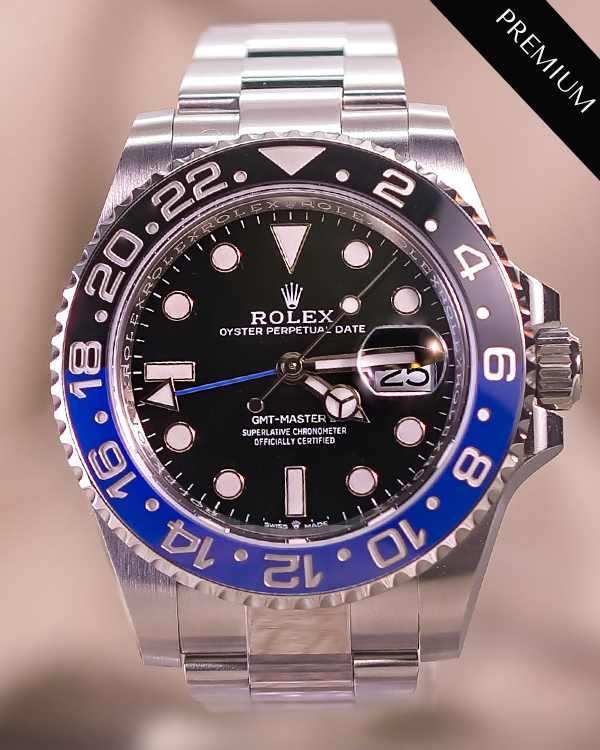 2023 Rolex GMT-Master II "Batman" 40MM Black Dial Oyster Bracelet (126710BLNR)