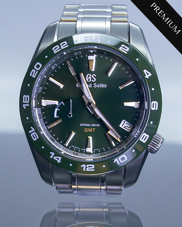 Grand Seiko Sport Collection Spring Drive GMT 40.5MM Steel Green Dial (SBGE257)