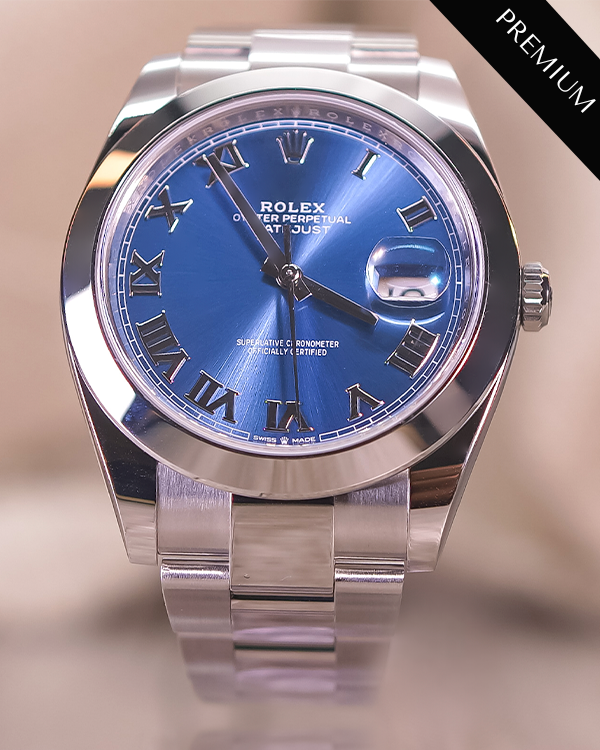 2023 Rolex Datejust 41MM Blue Dial Oyster Bracelet (126300)