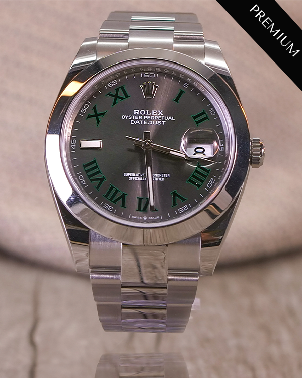 2023 Rolex Datejust "Wimbledon" 41MM Slate Dial Oyster Bracelet (126300)