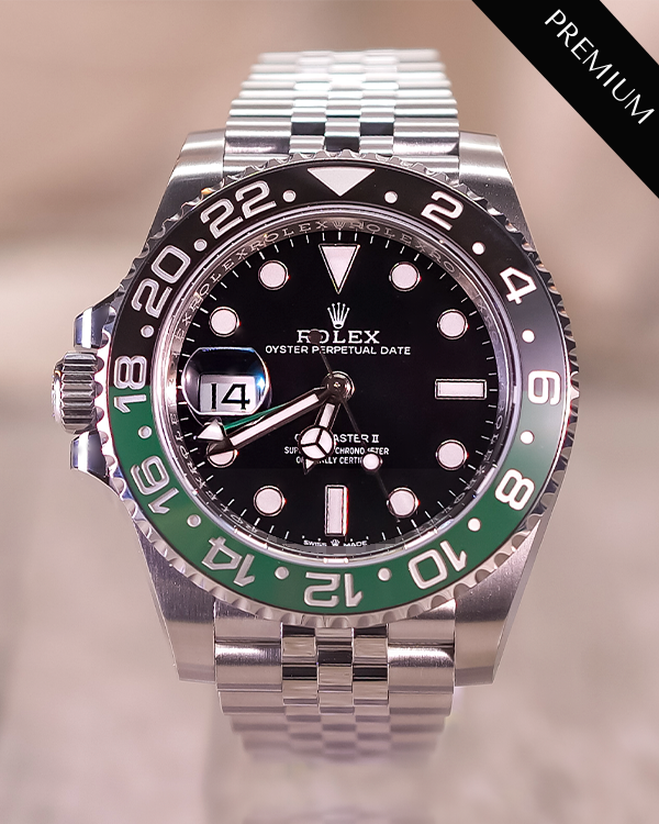 2023 Rolex GMT-Master II "Sprite" 40MM Black Dial Oystersteel Jubilee Bracelet (126720VTNR)