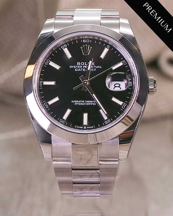 2023 Rolex Datejust 41MM Black Dial Oyster Bracelet (126300)