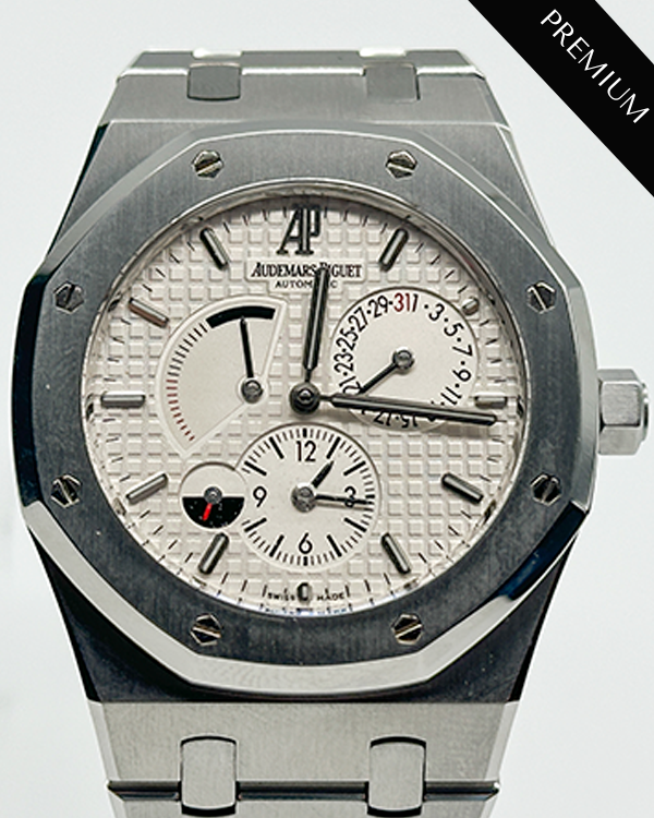 Audemars Piguet Royal Oak Dual Time 39MM White Dial Steel Bracelet (26120ST)