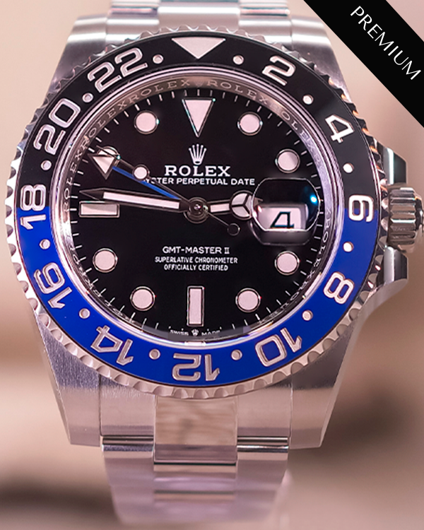 2023 Rolex GMT-Master II "Batman" 40MM Black Dial Oyster Bracelet (126710BLNR)