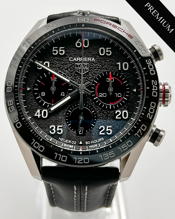 2021 TAG Heuer Carrera Porsche Special Edition Steel & Ceramic Grey Dial (CBN2A1F.FC6492)