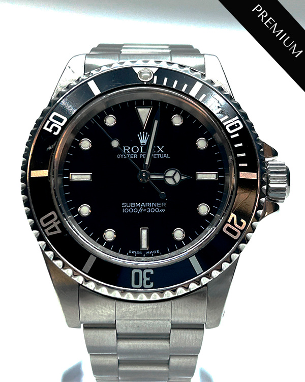 Rolex Submariner No-Date 40MM Black Dial Steel Bracelet (14060M)