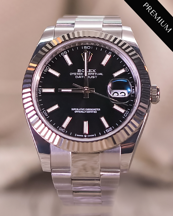 2023 Rolex Datejust 41MM Black Dial Oyster Bracelet (126334)