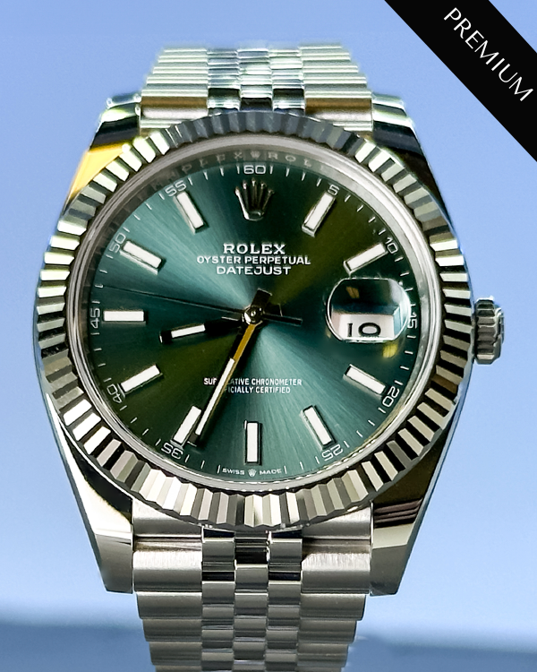 2024 Rolex Datejust 41MM Mint Green Dial Jubilee Bracelet (126334)