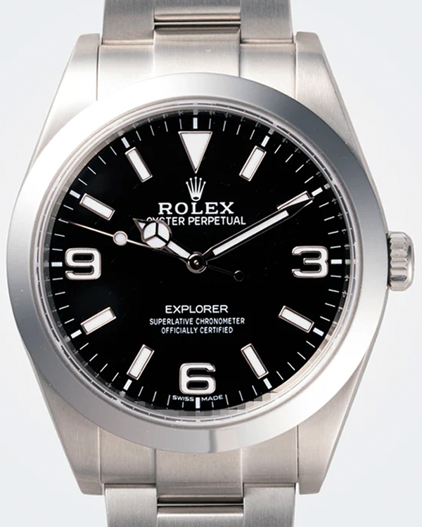 2017 Rolex Explorer 39MM Black Dial Oyster Bracelet (214270)